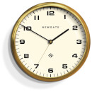 Newgate Chrysler Wall Clock - Radial Brass