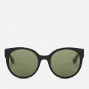 Gucci Women's Club Master Sunglasses - Black/Green - Black