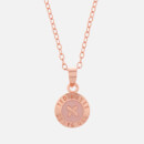 Ted Baker Women's Elvina Enamel Mini Button Pendant - Rose Gold/Baby Pink - Rose Gold