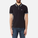 Emporio Armani Men's Tipped Basic Modern Fit Polo Shirt - Navy