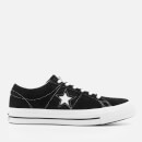 Converse One Star Ox Trainers - Black/White/White