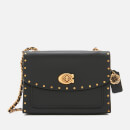 Coach Women's Border Rivets Parker 18 Shoulder Bag - Black
