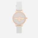 Olivia Burton Women's 3D Bee Watch - Blush/Rose Gold