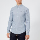 Emporio Armani Men's Slim Stripe Fit Shirt - Navy Stripe