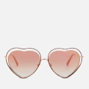 Chloé Women's Nola Frame Sunglasses - Havana/Brown Peach