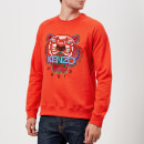 KENZO Men's Tiger Logo Icon Sweatshirt - Medium Red