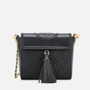 Tory Burch Women's Fleming Quilted Leather Bag - Black