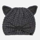 Karl Lagerfeld Women's Choupette Luxury Beanie - Grey