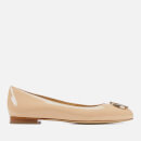 MICHAEL MICHAEL KORS Women's Dena Logo Patent Ballet Flats - Light Blush