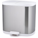 Joseph Joseph Split Steel Bathroom Recycler Waste Pedal Bin