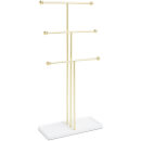 Umbra Trigem Jewellery Stand - White/Brass