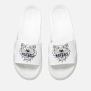 KENZO Men's Pool Slide Sandals - White