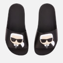 Karl Lagerfeld Women's Kondo II Ikonic Slide Sandals - Black