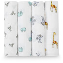 aden + anais Classic Swaddle 4 Pack Jungle Jam