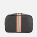PS Paul Smith Men's Signature Stripe Wash Bag - Black Pebble