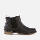 Barbour Women's Abigail Leather Quilted Chelsea Boots - Black