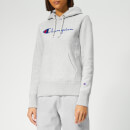 Champion Women's Hooded Sweatshirt - Grey Marl