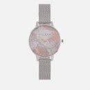 Olivia Burton Women's Abstract Florals Watch - Silver
