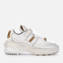 Maison Margiela Men's Artisanal Low Top Trainers - White/Black Raven