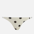 Solid & Striped Women's The Morgan Padded Dot Bottoms - Cream/Black