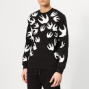 McQ Alexander McQueen Men's Swallow Swarm Pigment Sweatshirt - Darkest Black