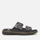 Dr. Martens Men's Nikolai Leather Double Strap Sandals - Black