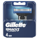 Gillette Mach3 Turbo 3D Razor Blades (4 Pack) Gillette Mach3 Turbo 3D Razor Blades (4 Pack)