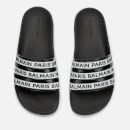 Balmain Women's Calypso-Printed Sandals - Black/White