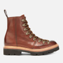 Grenson Women's Nanette Hand Painted Leather Hiking Style Boots - Tan