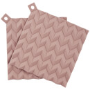 RIG-TIG Hold-On Pot Holders Set of 2 - Misty Rose