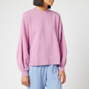 Ganni Women's Isoli Sweatshirt - Moonlight Mauve