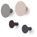 Blomus Ponto Set 4 Wall Hooks - Rose Dust