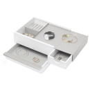 Umbra Stowit Jewellery Box - White Nickel
