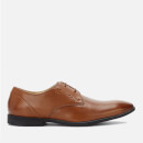 Clarks Men's Bampton Lace Leather Derby Shoes - Tan