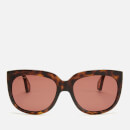 Gucci Women's Injection Visor Sunglasses - Havana/Brown
