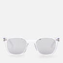 Saint Laurent Men's D-Frame Acetate Sunglasses - Crystal/Silver