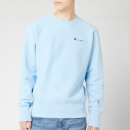 Champion Men's Small Script Sweatshirt - Pale Blue