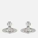 Vivienne Westwood Women's Pina Bas Relief Earrings - Rhodium Crystal