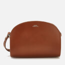A.P.C. Women's Mini Demi-Lune Crossbody Bag - Tan