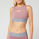 adidas by Stella McCartney Women's Hybrid Crop Top - Blush Mauve