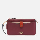 Coach Women's Colorblock Wallet/Cross Body Bag - Vintage Mauve Multi