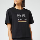 P.E Nation Women's Ignition Cropped Short Sleeve T-Shirt - Black
