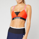 P.E Nation Women's Centre Mark Sports Bra - Red Multi