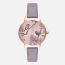 Olivia Burton Women's Pretty Blossom Watch - London Grey and Rose Gold