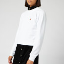 Maison Kitsuné Women's Fox Head Patch Sweatshirt - White