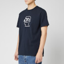 A.P.C. X Brain Dead Men's Spooky T-Shirt - Dark Navy