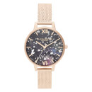 Olivia Burton Women's Celestial Mesh Watch - Rose Gold