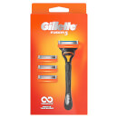 Gillette Fusion Razor + 3 Razor Blades Gillette Fusion Razor + 3 Razor Blades