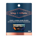 King C. Gillette Bartrasierer Klingen (6 Stück) King C. Gillette Bartrasierer Klingen (6 Stück)