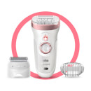 Silk-épil 9 Epilator with 3 extras incl. Shaver Head Silk-épil 9 Epilator with 3 extras incl. Shaver Head